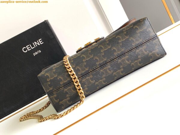 Replica Celine Medium Victoire Bag in Triomphe Canvas 10