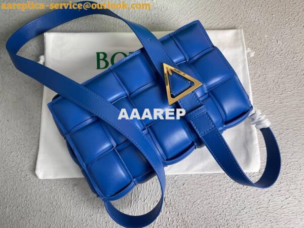 Replica Bottega Veneta BV 20206 Padded Cassette 591970 Blue Gold 4