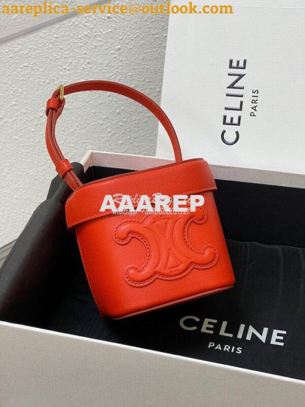 Replica Celine Small Box Cuir Triomphe In Smooth Calfskin 199263 Brigh 3