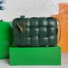 Replica Bottega Veneta BV 20206 Padded Cassette 591970 Dark Green Silver 2