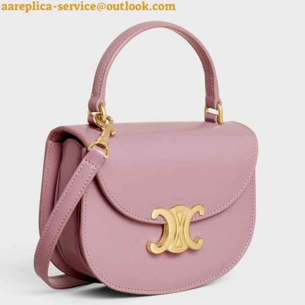 Replica Celine Mini Besace Clea Bag in Petal Calfskin 3