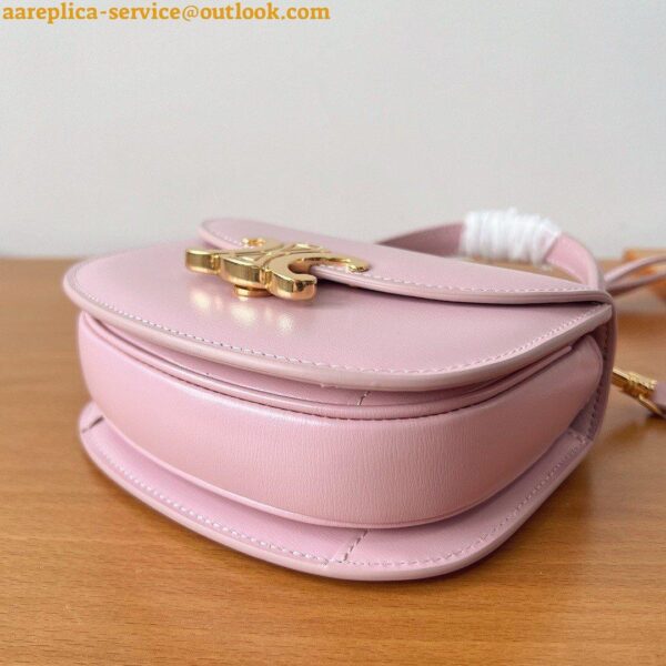 Replica Celine Mini Besace Clea Bag in Petal Calfskin 6