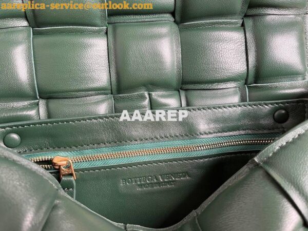 Replica Bottega Veneta BV 20206 Padded Cassette 591970 Dark Green Gold 8