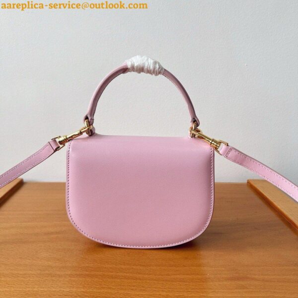 Replica Celine Mini Besace Clea Bag in Petal Calfskin 10