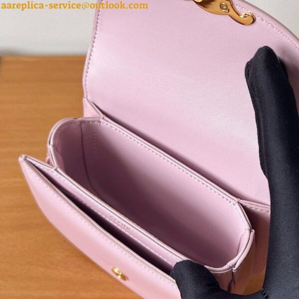 Replica Celine Mini Besace Clea Bag in Petal Calfskin 13