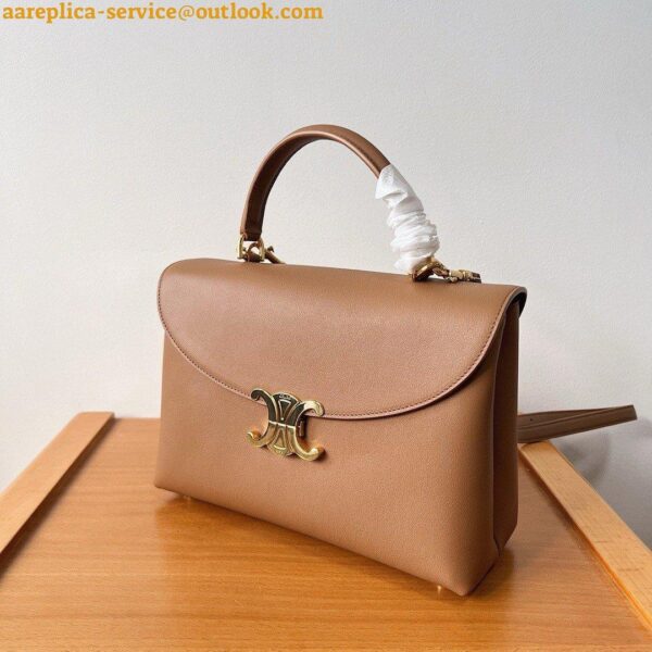 Replica Celine Nino Medium Bag in Brown Calfskin 4