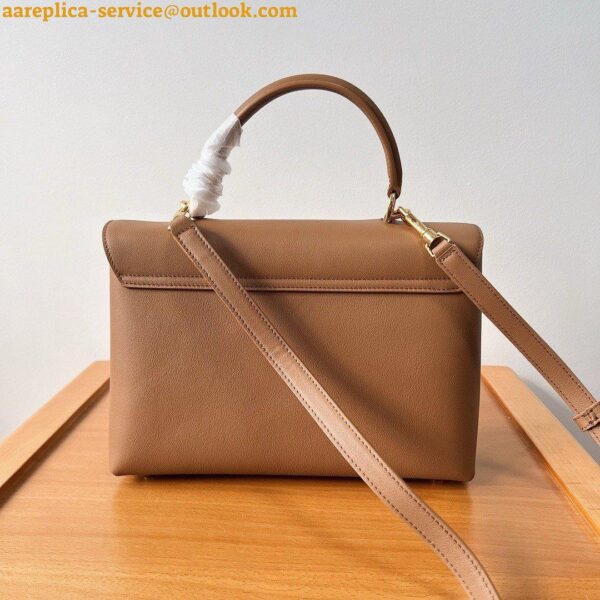 Replica Celine Nino Medium Bag in Brown Calfskin 6