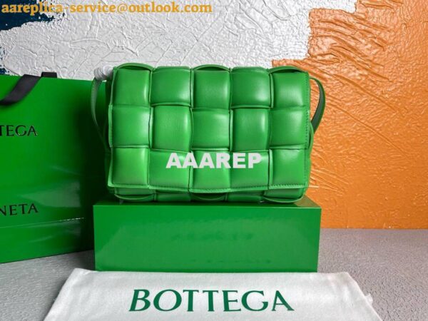 Replica Bottega Veneta BV 20206 Padded Cassette 591970 Light Green Gold 4