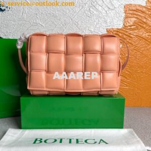 Replica Bottega Veneta BV 20206 Padded Cassette 591970 Pink Orange Gold 2