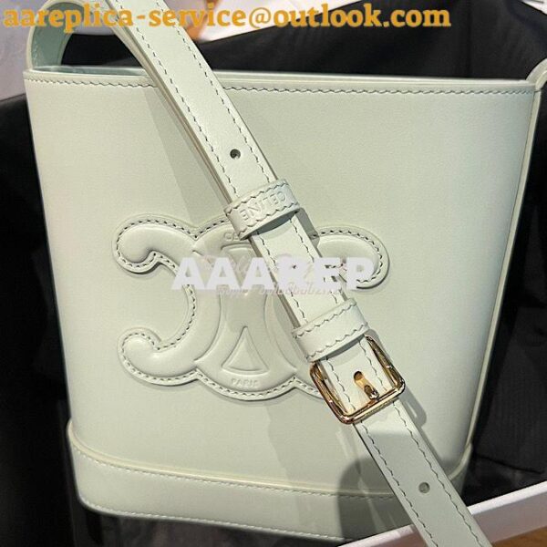 Replica Celine Small Bucket Cuir Triomphe In Smooth Calfskin 198243 Ja 3