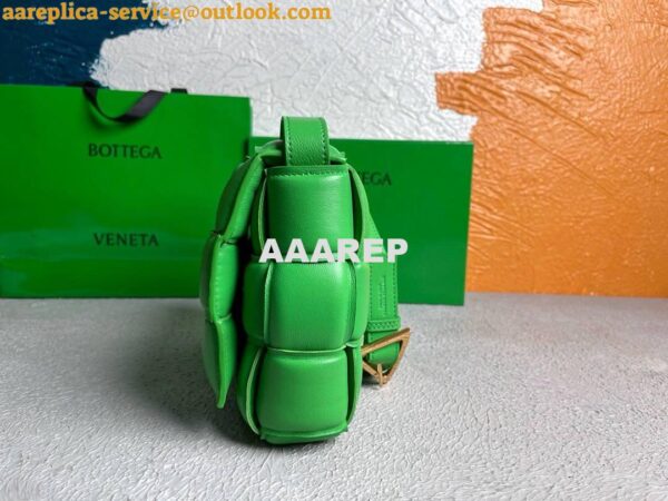 Replica Bottega Veneta BV 20206 Padded Cassette 591970 Light Green Gold 4