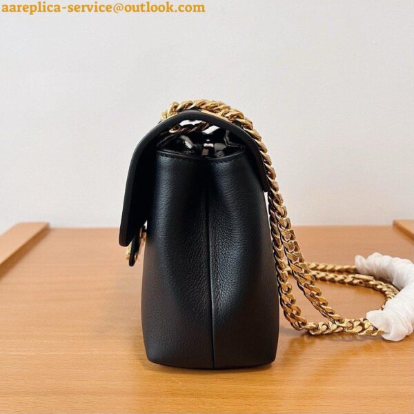 Replica Celine Teen Victoire Bag in Black Calfskin 5