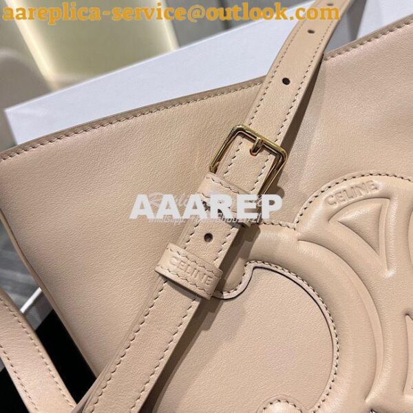 Replica Celine Small Bucket Cuir Triomphe In Smooth Calfskin 198243 Nu 4