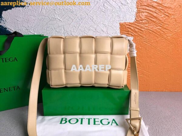 Replica Bottega Veneta BV 20206 Padded Cassette 591970 Porridge 3