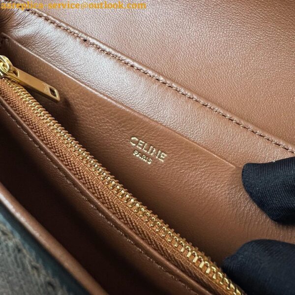 Replica Celine Teen Victoire Bag in Triomphe Canvas 13