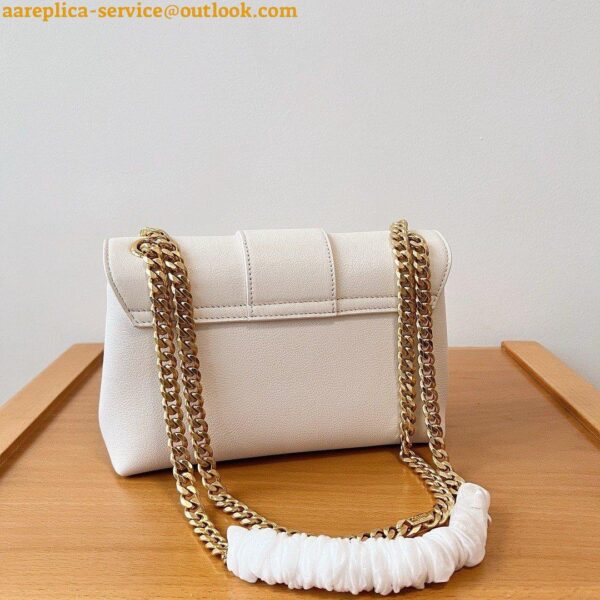 Replica Celine Teen Victoire Bag in White Calfskin 3