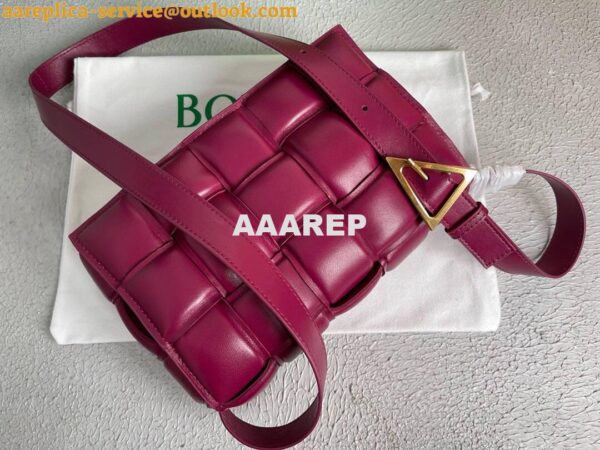 Replica Bottega Veneta BV 20206 Padded Cassette 591970 Wine Red Gold 8