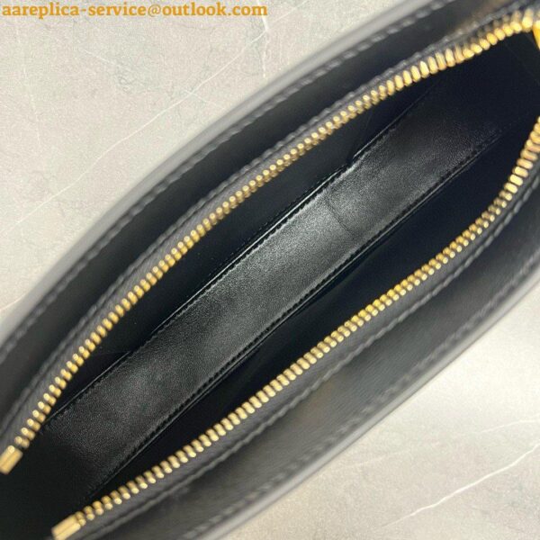 Replica Celine Tilly Medium Bag in Black Calfskin 9