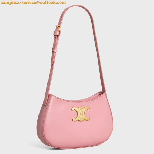 Replica Celine Tilly Medium Bag in Pink Calfskin 4