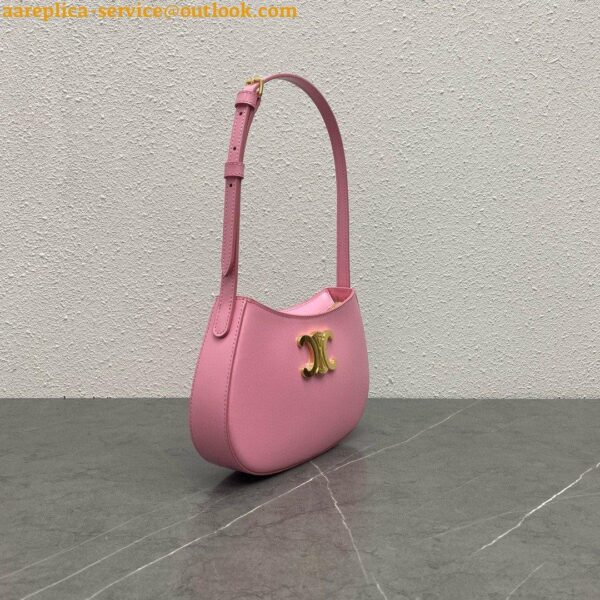 Replica Celine Tilly Medium Bag in Pink Calfskin 10