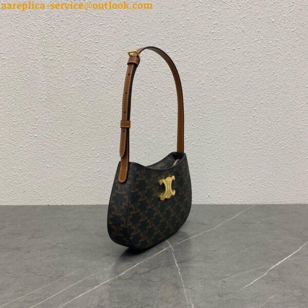 Replica Celine Tilly Medium Bag in Triomphe Canvas 13