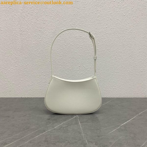 Replica Celine Tilly Medium Bag in White Calfskin 14