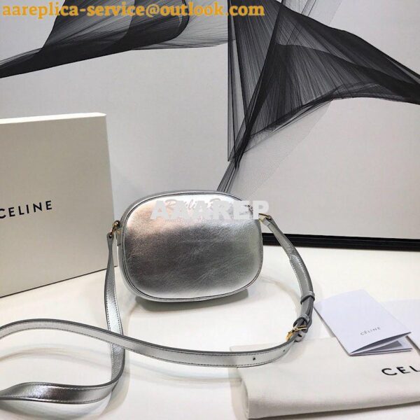 Replica Celine Small C Charm Bag In Quilted Laminiated Calfskin 188363 8