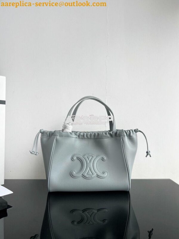 Replica Celine Small Cabas Drawstring Cuir Triomphe In Smooth Calfskin