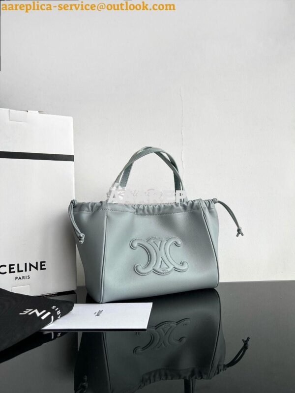 Replica Celine Small Cabas Drawstring Cuir Triomphe In Smooth Calfskin 2