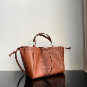 Replica Celine Small Cabas Drawstring Cuir Triomphe In Smooth Calfskin 2