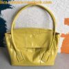 Replica Bottega Veneta Arco Medium Bag In White Intrecciato Calfskin