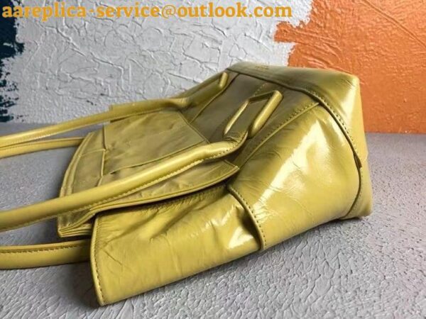 Replica Bottega Veneta Arco Medium Bag In Yellow Intrecciato Leather 8