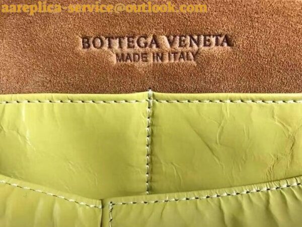 Replica Bottega Veneta Arco Medium Bag In Yellow Intrecciato Leather 12