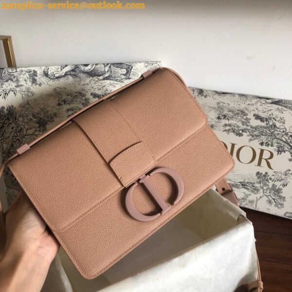 Replica Dior 30 Montaigne Medium Bag In Poudre Ultramatte Grained Calfskin 6