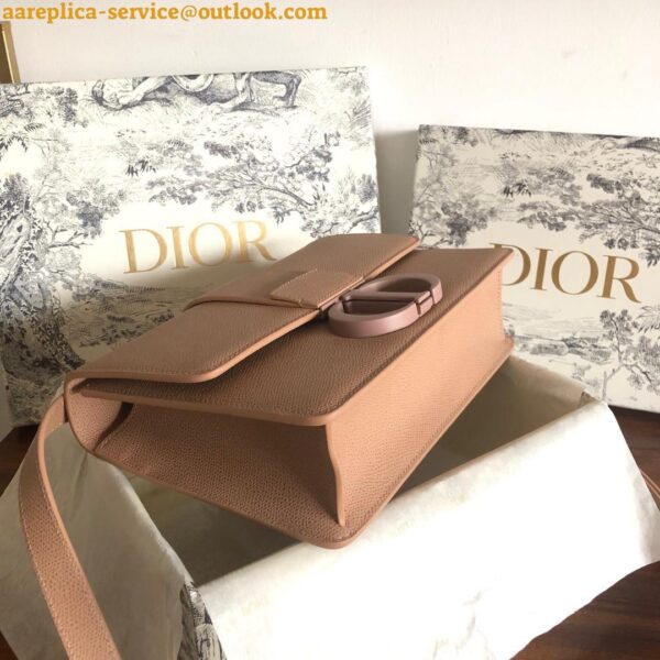 Replica Dior 30 Montaigne Medium Bag In Poudre Ultramatte Grained Calfskin 8