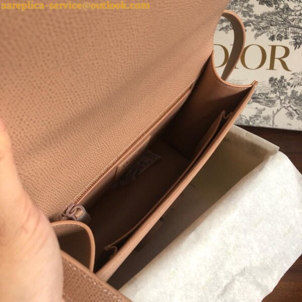 Replica Dior 30 Montaigne Medium Bag In Poudre Ultramatte Grained Calfskin 10