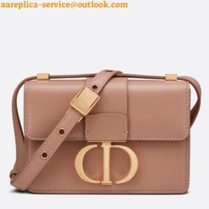 Replica Dior 30 Montaigne Micro Bag In Poudre Box Calfskin