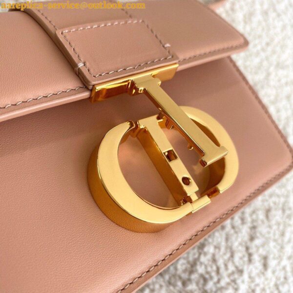 Replica Dior 30 Montaigne Micro Bag In Poudre Box Calfskin 13