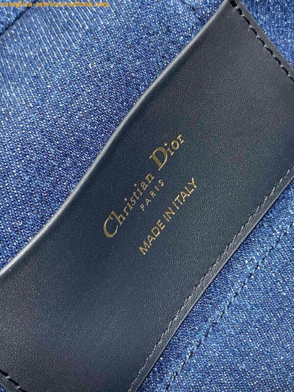 Replica Dior 30 Montaigne Mini Vanity Case in Blue Denim Oblique Jacquard 11