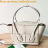 Replica Bottega Veneta Arco Small Bag In Black Intrecciato Calfskin 2