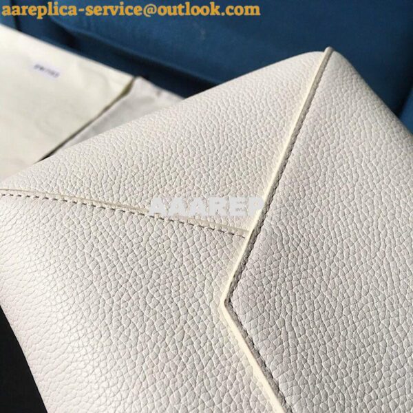 Replica Celine Small Cabas Phantom In Soft Grained Calfskin 189023 Whi 12