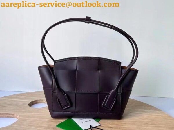 Replica Bottega Veneta Arco Small Bag In Grape Intrecciato Calfskin 6