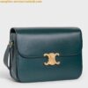 Replica Celine Triomphe Large Bag In Black Calfskin 2