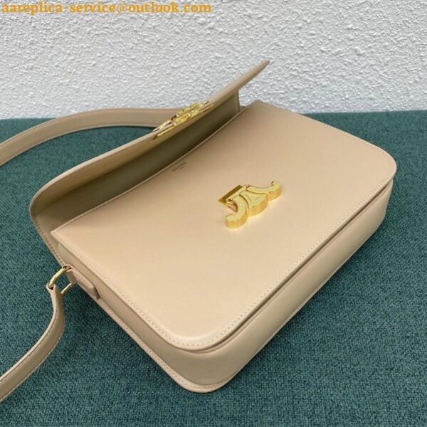 Replica Celine Triomphe Large Bag In Nude Calfskin 3