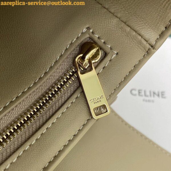 Replica Celine Triomphe Large Bag In Nude Calfskin 4