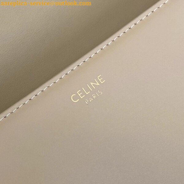 Replica Celine Triomphe Large Bag In Nude Calfskin 5