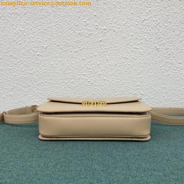 Replica Celine Triomphe Large Bag In Nude Calfskin 11