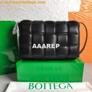 Replica Bottega Veneta BV 591970 Padded Cassette 20206 Black Gold 2