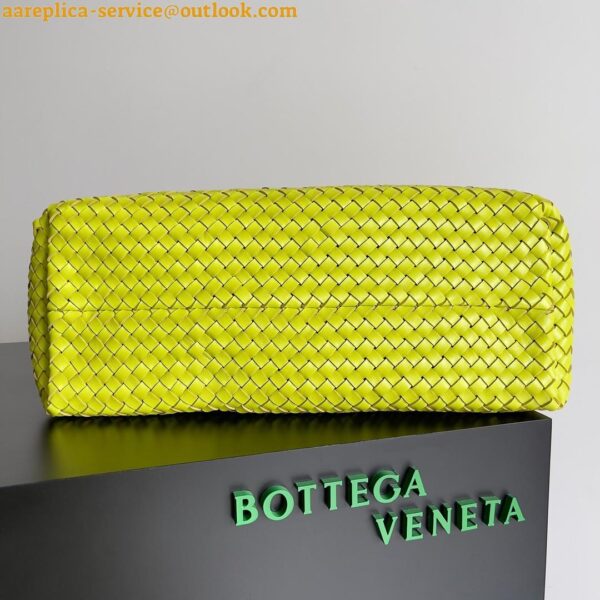 Replica Bottega Veneta Cabat Large Bag In Acid Kiwi Intrecciato Lambskin 10