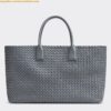 Replica Bottega Veneta Cabat Large Bag In Travertine Intrecciato Lambskin 2